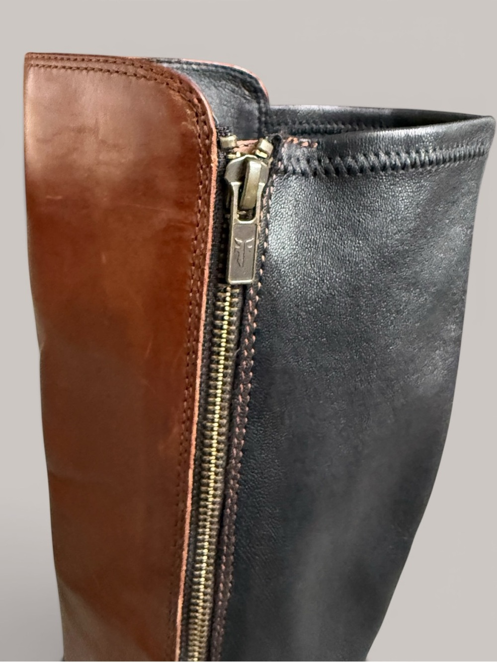 Frye knee-high leather heeled boots 9.5 - Picture 5 of 11